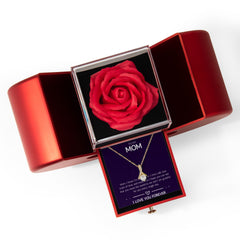 To My Mom - I Love You Forever - Alluring Beauty Necklace