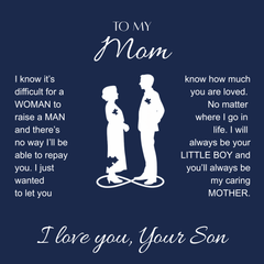 To My Mom Gift From Son