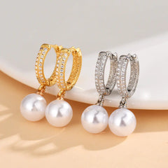 Long Pearl Earrings